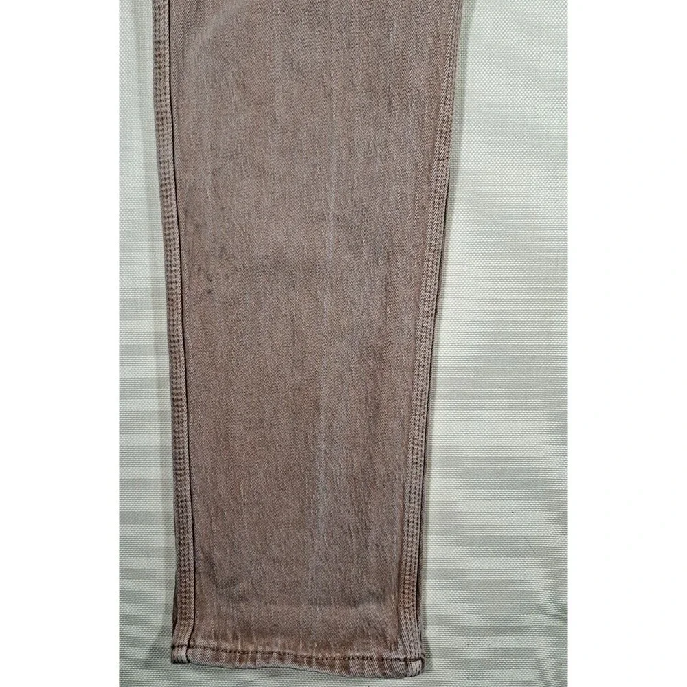Banana Republic Athletic Fit Jeans Mens 34x32 Brown Light Wash Stretch Denim